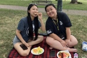 Cindy Thao '27 and Kay Yang '27